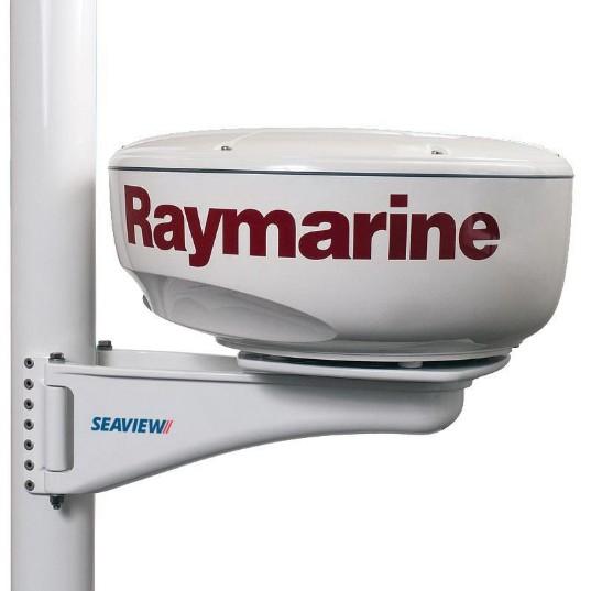 SEAVIEW Mast Mount for Starlink Flat HP, 24" Raymarine, Garmin, Furuno, Lowrance & Simrad Radar | SM24U