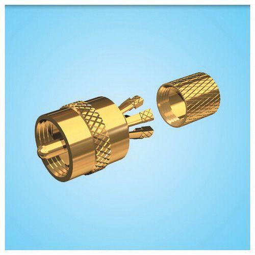 SHAKESPEARE Gold-plated Centerpin® PL-259 connector for RG-8X or RG-58/AU cables | PL-259-CP-G